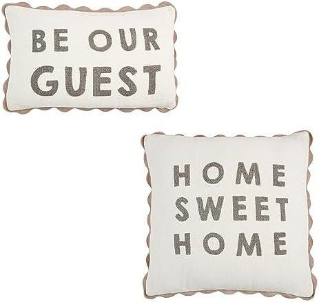 Mud Pie Reversible Pattern Pillow - Thumbnail 5
